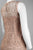 Adrianna Papell - 41889120 Sleeveless Illusion Lace Cocktail Dress in Gold and Pink
