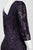 Adrianna Papell - Sequined Quarter Sleeve Dress 41901082 in Purple