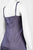 Adrianna Papell - Long Satin Dress with Ruffle Neck Bolero 81848880 in Purple