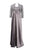 Adrianna Papell - 81863790 Lace Trim Satin Dress with Bolero in Gray