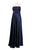 Adrianna Papell - 81863790 Lace Trim Satin Dress with Bolero in Blue