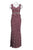 Adrianna Papell - 81895580 Jeweled Waist Tiered Chiffon Formal Dress in Purple