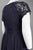 Adrianna Papell - Ruched Jewel Neck Dress 81898931 in Blue