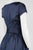 Adrianna Papell - 81917430 Ruched Taffeta High-Low Gown in Blue