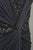 Adrianna Papell - 91872220 Embellished Bateau Ruched Chiffon Dress in Blue and Black