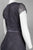 Adrianna Papell - Sequined V Neck Long Dress 91885900 in Gray