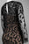 Adrianna Papell - 91898370 Sequined Long Sleeve Sheath Dress in Black and Neutral