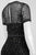 Adrianna Papell - 91904940 Sequined Illusion Jewel Sheath Dress in Black