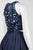 Adrianna Papell - Two-Piece Halter Neckline Long Dress 91922200 in Blue