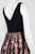 Adrianna Papell - 91929440 Embroidered Floral Mesh Dress in Black and Multi-Color