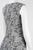 Adrianna Papell - AP1D100314 Bateau Knit Jacquard A-line Dress in Black and White