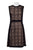 Adrianna Papell - AP1D100368 Sleeveless Lace Jewel Neck A-line Dress In Black