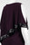 Adrianna Papell - AP1D100418 Sequin Trim Capelet Banded Sheath Dress in Purple