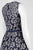 Adrianna Papell - AP1D100671 Jewel Neck Floral Dress in Blue and Floral