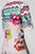 Adrianna Papell - AP1D100799 Printed Bateau Sheath Dress in Pink and Multi-Color