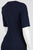 Adrianna Papell - AP1D100811 Short Sleeve V-neck Sheath Dress In Blue
