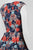 Adrianna Papell - AP1D101129 Floral Print A-line Dress in Blue and Multi-Color