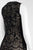 Adrianna Papell - AP1D101560 Sleeveless Velvet Lace Sheath Dress In Black and Neutral