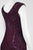 Adrianna Papell - AP1E200211 Sequined Keyhole Trumpet Gown in Purple