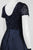 Adrianna Papell - Sequined Pleated Long Dress AP1E200445 in Blue