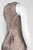 Adrianna Papell - AP1E200575 Beaded Halter Sheath Dress in Neutral and Silver