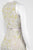 Adrianna Papell - Sheer Floral Beaded Dress AP1E200993 in Yellow