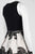 Adrianna Papell - AP1E201113 Two-Piece Halter Dress in Black and White