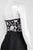 Adrianna Papell - AP1E201123 Semi-Sweetheart Floral Embellished Dress  in Pink and Black