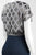 Adrianna Papell - AP1E202209 Beaded Blouson A-line Gown in Silver and Blue