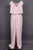 Adrianna Papell - AP1E202958 Embellished Mock Two Piece Sheath Dress In Pink