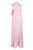 Adrianna Papell - AP1E203268 Ruffled High Neck Trumpet Dress In Pink