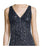 Aidan Mattox - MD1E200115 Beaded Fringe Column Gown in Black