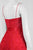 Aidan Mattox - Ruched Long Dress 151A13020 in Red