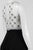 Aidan Mattox - 54460920 Beaded Sleeveless Bateau A-Line Cocktail Dress in White and Black