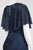 Aidan Mattox - 54473370 Cape Sleeve Beaded Chiffon Cocktail Dress in Blue