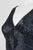 Aidan Mattox - V Neck Long Dress 54474240 in Black