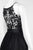 Aidan Mattox - Embroided Long Dress MD1E200256 in Silver and Black