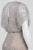 Aidan Mattox Sequined V-Neck Blouson Short Dress MD1E200692 In Silver and Nude