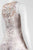Aidan Mattox - MD1E200972 Halter Neck Embellished High Low Dress in Neutral