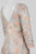 Aidan Mattox - MD1E201009 Sheer Embroidered Lace Gown in Pink and Neutral