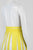 Aidan Mattox - MN1E200900 Pleated Brocatelle Dress in Yellow