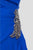 Alex Evenings - 134168 Lapel Collar Neoprene Cocktail Dress in Blue