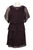 Alex Evenings - 170569 Embellished Bateau Tiered Sheath Dress In Purple