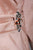 Alex Evenings - 366147 Quarter Sleeve Brooch Accented Taffeta Set in Pink and Orange