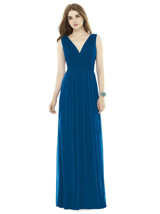 D719 Bridesmaid Dress in Cerulean