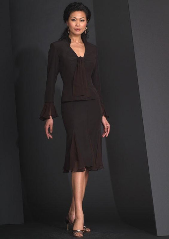 Alyce Paris Homecoming Dress in Coffee 4027 In Brown