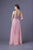 Alyce Paris - 6227 Beaded Strapless A-line Chiffon Gown In Pink