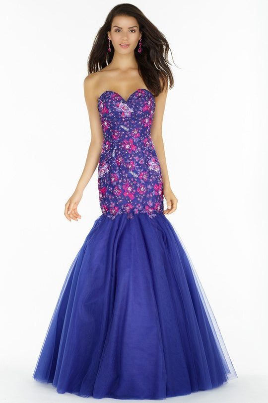 Alyce Paris - Prom Collection - 6798 Gown in Blue