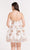 Alyce Paris - 2650 Strapless Sequin Embellished Cocktail Dress in White