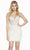 Alyce Paris - 2661 Embellished Sweetheart Neckline Cocktail Dress In White